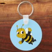 ハチの漫画キーチェーン キーホルダー (正面)