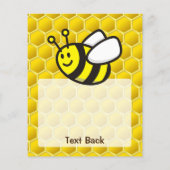 ハチの漫画 チラシ (裏面)