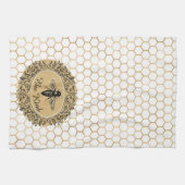 ハチの種類のハニカム キッチンタオル (横)