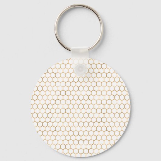 ハチの種類のハニカム キーホルダー (裏面)