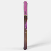 ハチの紫の蓼科の花のクローズアップ写真 SAMSUNG GALAXYケース (右側面)