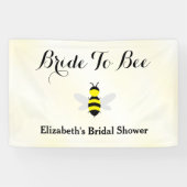 ハチの花嫁のブライズシャワー 横断幕 (横)