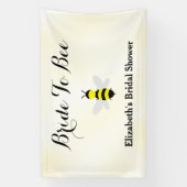ハチの花嫁のブライズシャワー 横断幕 (縦)