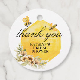 ハチの花嫁シャワー感謝タグ フェイバータグ