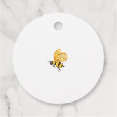 ハチの花嫁シャワー感謝タグ フェイバータグ (裏面)