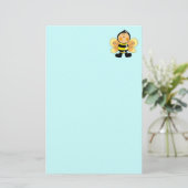 ハチの衣装を着た子ども 便箋 (スタンド正面)