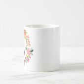 ハチの親切なフローラ コーヒーマグカップ (中央)