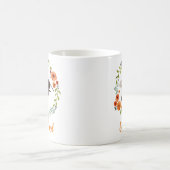 ハチの親切なフローラ コーヒーマグカップ (中央)