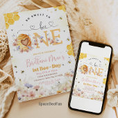 ハチの誕生日はとってもスウィート　１歳のハチはホーネイ 招待状