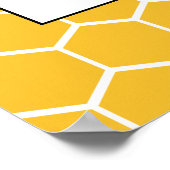 ハチの誕生日パーティー歓迎ポスター ポスター (角)