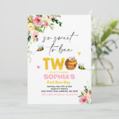 ハチの誕生日招待状 ハニーハチの誕生日パーティー 招待状 (スタンド正面)