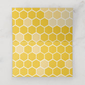 ハチの赤ちゃんシャワー名札 プレイスカード (内部開封)