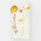 ハチの赤ちゃんシャワー 横断幕 (縦)