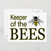 ハチの飼育員 ポストカード (正面/裏面)