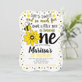 ハチの1歳の誕生日 招待状 (スタンド正面)