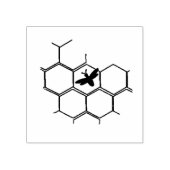 ハチは蜂の巣のゴム印を押される ラバースタンプ (インプリント)