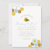 ハチをテーマにしたベイビーシャワーの招待状 招待状 (正面)