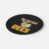 ハチを愛する女の子 ペーパープレート (アングル)