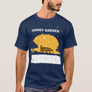 ハチアナグマの雪 Tシャツ