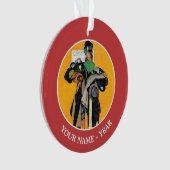 ハチェック・ガール オーナメント (正面)