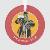 ハチェック・ガール オーナメント (裏面)