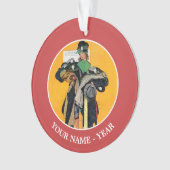 ハチェック・ガール オーナメント (正面)