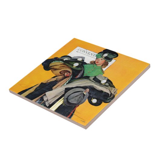 ハチェック・ガール タイル (側面)