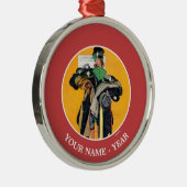 ハチェック・ガール メタルオーナメント (右)