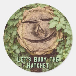 「ハチェットを埋めよう」 ラウンドシール