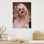 ハチェット顔 ポスター (キッチン)