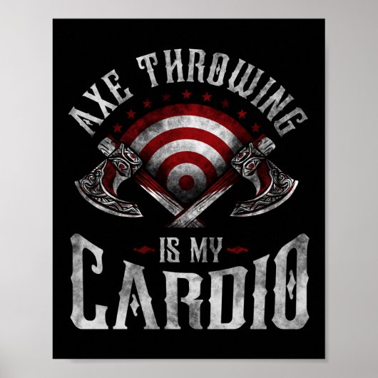 ハチェット・アックス・スローが私の心 ポスター (正面)