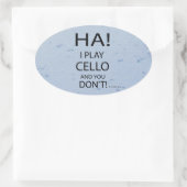 ハチェロオーバルステッカー 楕円形シール (バッグ)