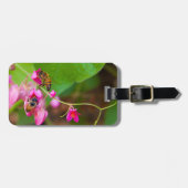 ハチオンコーラルつる植物フラワーズ写真 ラゲッジタグ (正面横)