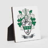 ハチソン家紋コートオブアームズ フォトプラーク (正面)