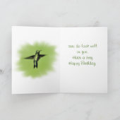 ハチドミングバードカスタマイズ – どんな大事な行事 カード (内部)