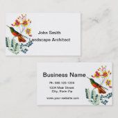 ハチドリいいえ9引っ越し祝いパーティーのギフト 名刺 (正面/裏面)