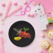 ハチドリおよびジニアの紙皿 ペーパープレート (パーティー)