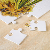 ハチドリおよび紫色の蘭 ジグソーパズル (側面)