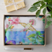 ハチドリおよび花の景色 薄葉紙 (ギフト)