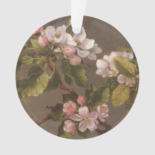 ハチドリおよびAppleの花 オーナメント (正面)