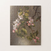 ハチドリおよびAppleの花 ジグソーパズル (縦)