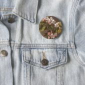 ハチドリおよびAppleの花 缶バッジ (インサイチュ)