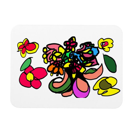 ハチドリがのんびり 春 マグネット (横)