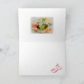 ハチドリが付いている幸せなMatherの日カード カード (内部)