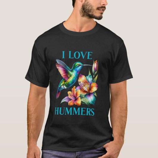 ハチドリが好きな人 Tシャツ (正面)