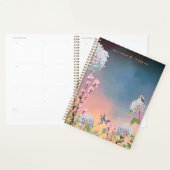 ハチドリとアジサイ |空カラフル白熱［赤熱］光を放つ プランナー手帳 (ディスプレー)