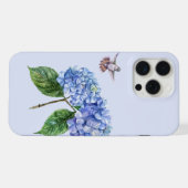 ハチドリとアジサイ iPhoneケース (裏面横)