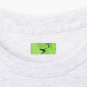 ハチドリとスイートピー絵画スの ラベル (貼付)