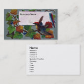 ハチドリとツタ 名刺 (正面/裏面)