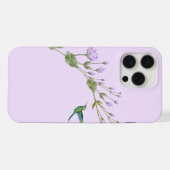 ハチドリとリシアンサス iPhoneケース (裏面横)
